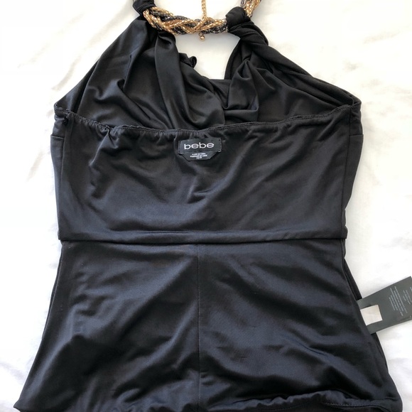 Bebe Black Halter Top - Size XS - Picture 5 of 6